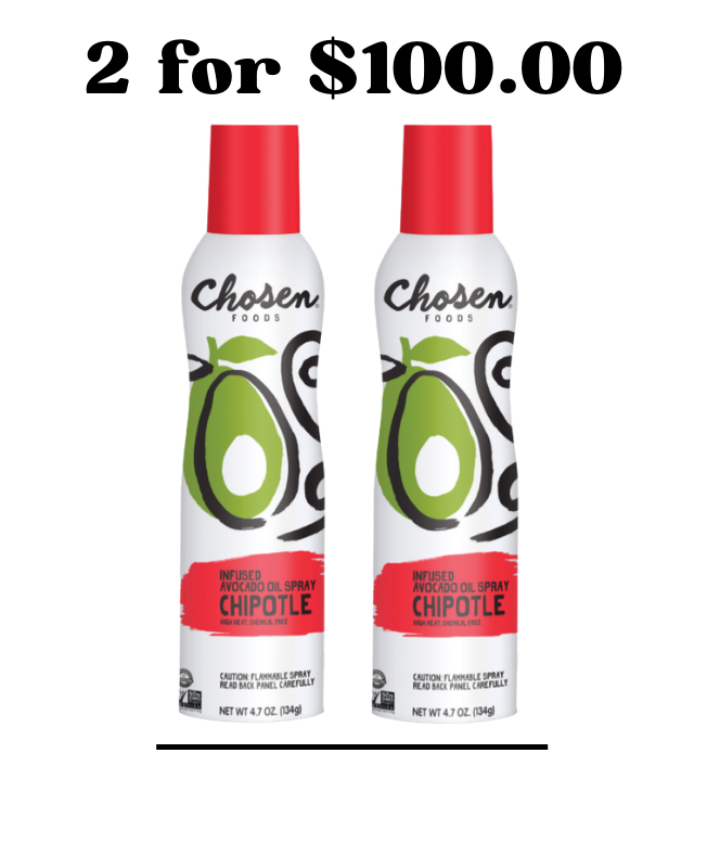 Chipotle Avocado Oil Spray (4.7 Oz) 2 for $100.00